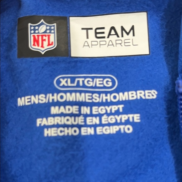 Los Angeles Rams Men’s Full-Zip Jacket Blue / Yellow | NFL Team Apparel NWT - Picture 2 of 10